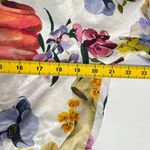 Farm Rio NWOT  Floral Ruffles Greek Garden Off-White Mini Dress Size XL Photo 15