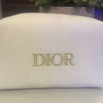 Christian Dior Women's Dior Cosmetic Bag One Size White Gold Photo 0