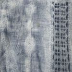 Democracy  Blue Tie Dye Crochet Lace Boho Tunic Top XL Cotton Photo 3