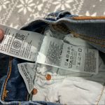 Levi's Premium 501's Skinny High Rise Jeans w/ Button Fly & Frayed Hem Size 24 Photo 8