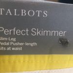 Talbots PERFECT Skimmer Pedal Pusher Size 6P Lemon Yellow Stretch NWT Photo 4