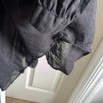 Skin Women’s Oversized Feather Light Cotton Black Dress Shirt Size 3 Photo 3