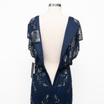 Adrianna Papell Beaded Flutter Sleeve Gown Photo 15