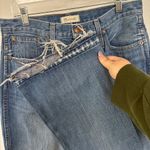 Madewell Rigid Flare High Rise Raw Hem Medium Wash Womens Size 29 Tall 29T Photo 5