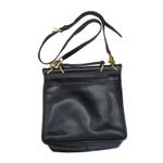 Coach  Vintage Willis Crossbody 9927 Black Leather Lock Flap Shoulder Bag Purse Photo 1
