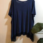 Avenue PLUS SIZE RHINESTONE, SHEER BOTTOM DRESSY TEE Photo 2