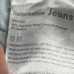 Reformation  high rise skinny Destin wash blue jeans, size 23 Photo 5