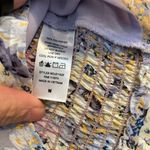 Pleione Purple and Yellow Blouse Vibrant Top Rouching size M New Fairy Cottage Photo 7