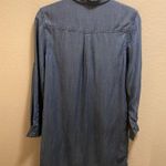Boden Blue Long Sleeve Jean Collared Linen Blend Shirt Dress Size 6R Photo 7
