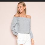 Brandy Melville off the shoulder crop top S Photo 2