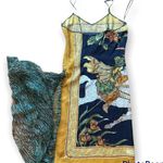 Salvatore Ferragamo NEW Cynthia Rose Silk Scarf Dress size Small Photo 6