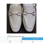 A New Day  Women's Cream Mules with silver Accent size 10 Photo 6