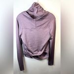 Zyia Women's Purple Haze Yoga Wrap Twisted Hoodie Shawl Size Small Photo 2