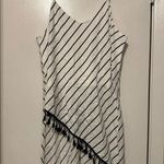 PPLA NWT  Dottie Black and White Striped High-Low Top size L Photo 2