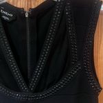 Bebe  Mesh Studded Bandage Bodycon‎ Sleeveless Mini Dress Black Size Small Photo 4