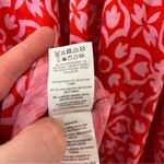 Boden USA Boden Jersey T-Shirt Dress Dragon Floret Tile Red Pink Cotton Womens Size 12 Photo 6