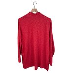 Woman Within French Terry Quarter-Zip Sweatshirt Pullover Red Marled Size 18/20 Photo 1