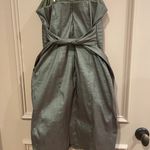 Night Way Collections Green Cocktail Mini Strapless Dress with Back Bow XS Small Photo 3