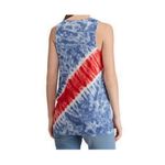 CHAPS  Red, White. & Blue Tie Dye Sleeveless Top XL Photo 1