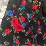 Forever 21 EUC Black Floral Mini Skirt Photo 5
