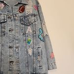 Denim Jacket for Football Mom with Football Photo 2