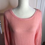 Talbots  open knit cotton tunic sweater Women’s size Large Beachy Vacation Pastel Photo 8