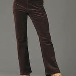 Anthropologie  The Yaya Mid-Rise Corduroy Crop Flare Jeans Pants 28P Photo 0