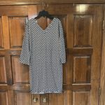 Peter Millar  Blue White Geometric Drawstring Beach Dress Cover Up Size Small Photo 1