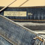 Gap Real Straight Blue Ankle Cropped Jeans Size 30 Photo 2