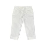 Chico's  White‎ Cotton Blend Capri Pants 3 16 Lightweight Summer Breathable Photo 1