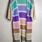 Anthropologie Colorblock Crochet Cardigan Photo 1