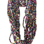 Nicole Miller Women's Gold Multicolor Beaded Statement Necklace Earring Set Photo 0