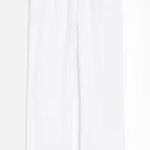 H&M White Linen Pants Photo 0