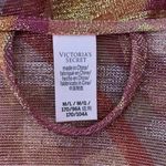 Victoria's Secret  Metallic Sheer Ruffle Sleeve Belted Robe Medium Photo 5