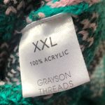 Grayson Threads Women's Christmas Trees Graphic Sweater in pink and green Multiple Size XXL Photo 10