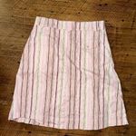 Patagonia pink and brown striped a-line gorpcore skirt Photo 2
