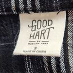 Matilda Jane Good Hart Black and White Plaid Button Down Tunic Shirt Size Small Photo 7