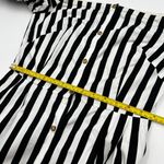 Anna October Off the Shoulder Stripe Dress Black White Midi Ruffle Sleeves Size undefined Photo 11