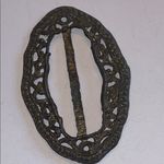 Vintage Ornate Metal Belt Buckle Photo 1