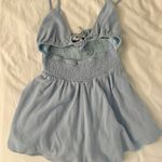 Princess Polly Light Blue Thalia Romper Photo 1