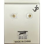 BaubleBar  x Anthropologie NWT Pumpkin Latte Stud Earrings Photo 1