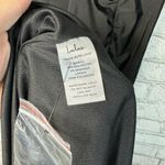 Lulus  Dress Tenth Avenue Ruched Halter Neck Gown Formal Maxi Strappy Black M Photo 5