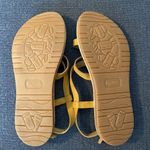 Korks Felicity 8M Slingback Strappy Flat Sandals Mustard Yellow Casual Comfort Size 8 Photo 5