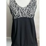 Lululemon  • Hustle & Bustle Tank Top • Black / Pretty Palm Black Angel Wing Photo 0