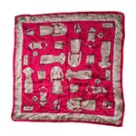 Vintage Collection XIIX Ltd 100% Silk 15" Square Scarf Hankie Handkerchief Red Photo 6