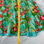 Matilda Jane  size 12 large green tropical floral dress sleeveless mommy and me m Photo 8