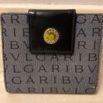 BVLGARI  Women's Bifold Wallet W Hook Denim Blue Photo 0