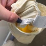 Madewell Moleskin High Rise Tapered Curves Leg Pants Sz 4 Butter Yellow Cotton Photo 7