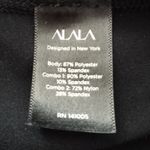 Alala  Size S Black Velvet Panel Insert Leggings Photo 5