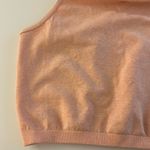 Free People NWOT Intimately  Cropped High Neck Light Pink Salmon Tank M/L Photo 2